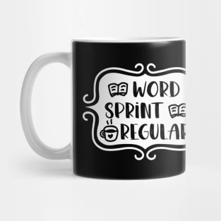 Word Sprint Regular - Writing Typography Mug